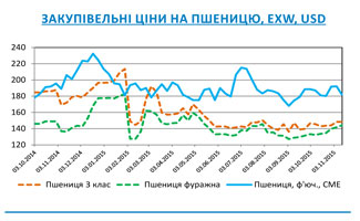 Огляд ринків зернових та олійних культур станом на 13 листопада 2015 року